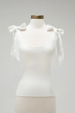 Mina Tie Shoulder Top