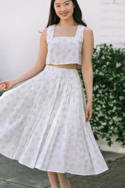 Mindy Floral Skirt Set