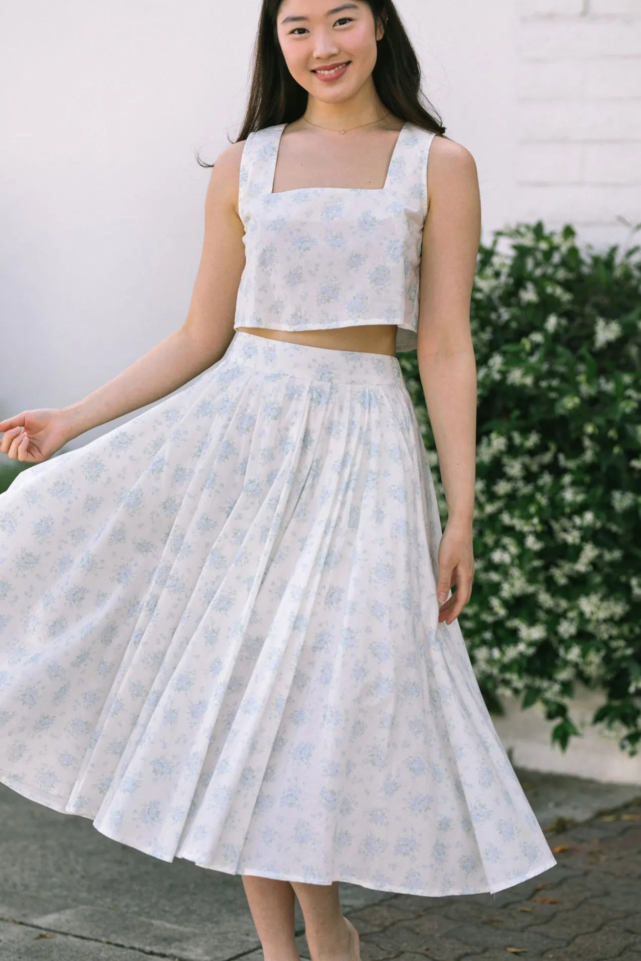 Mindy Floral Skirt Set