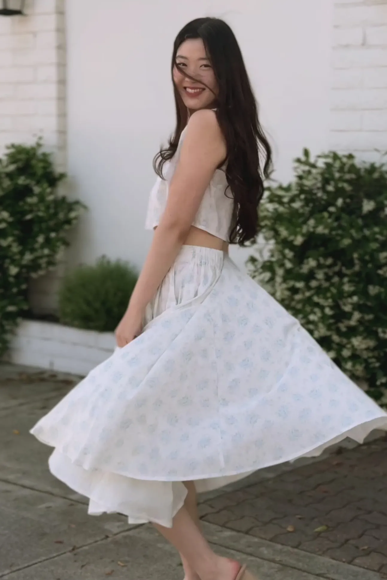Mindy Floral Skirt Set