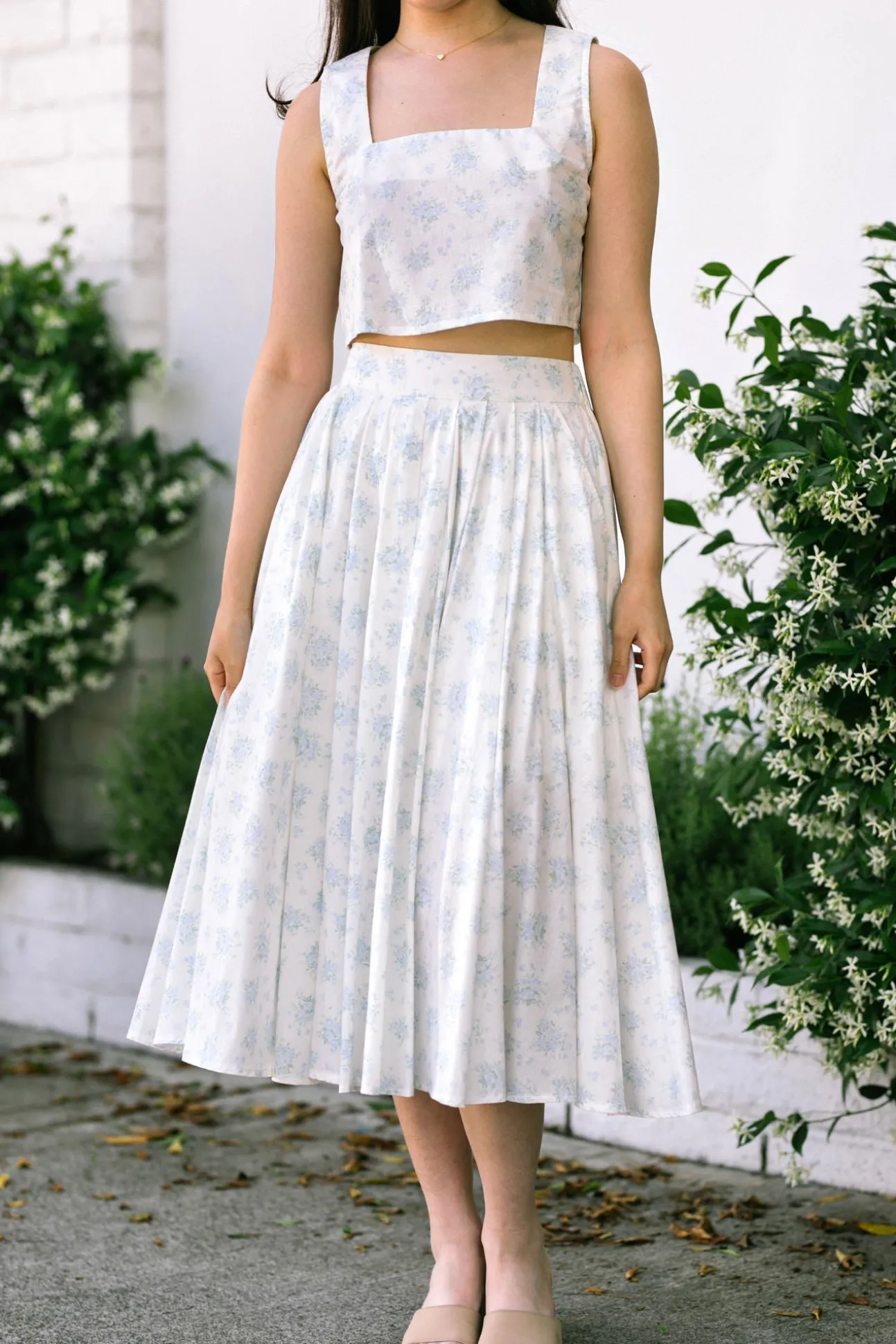 Mindy Floral Skirt Set