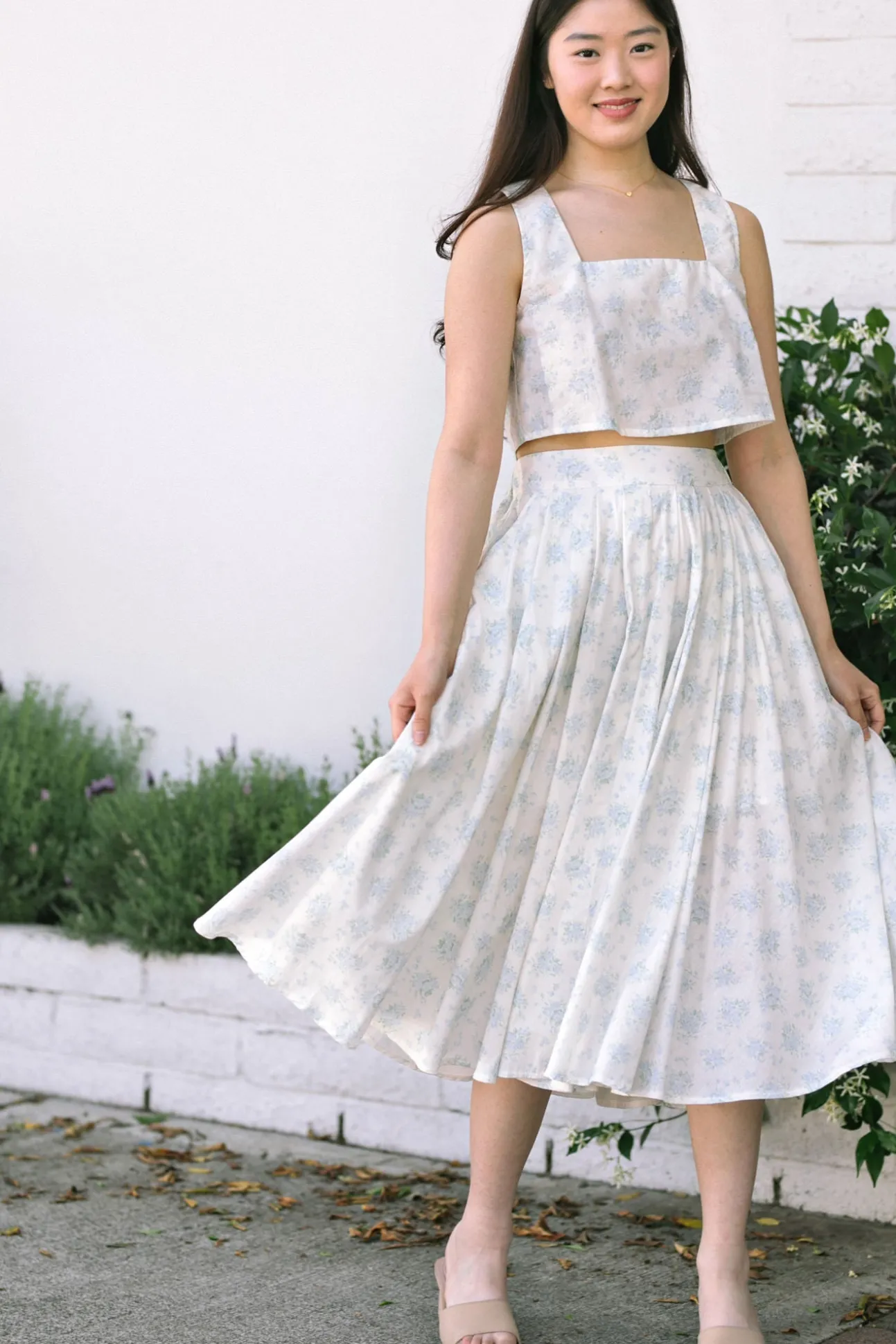 Mindy Floral Skirt Set