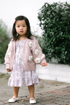 Mini Angela Floral Cardigan