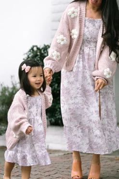 Mini Angela Floral Cardigan