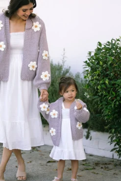 Mini Angela Floral Cardigan