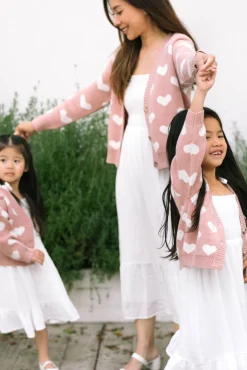 Mini Meredith Heart Cardigan