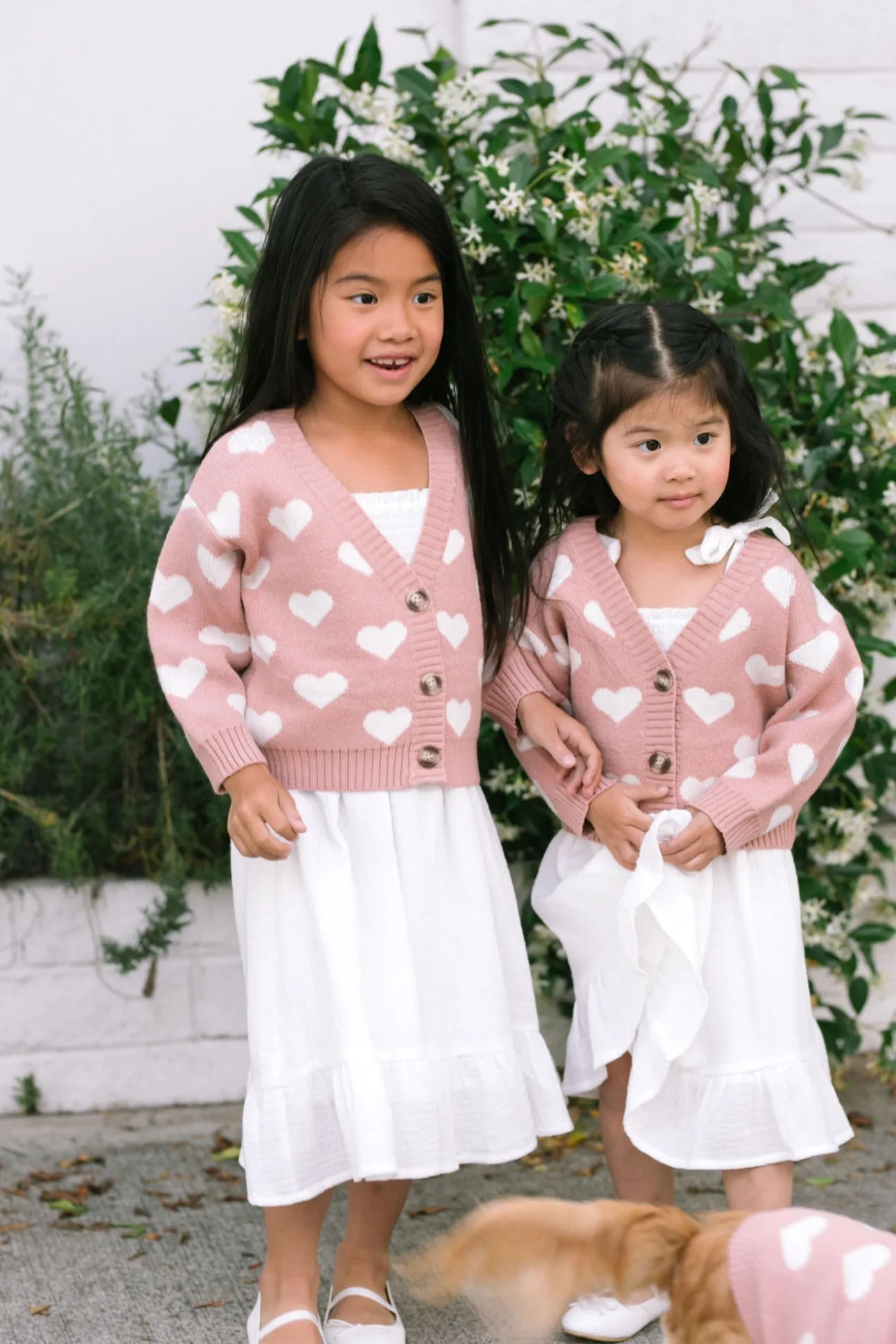 Mini Meredith Heart Cardigan