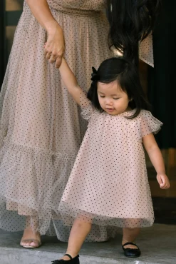 Mini Nadia Dotted Tulle Dress