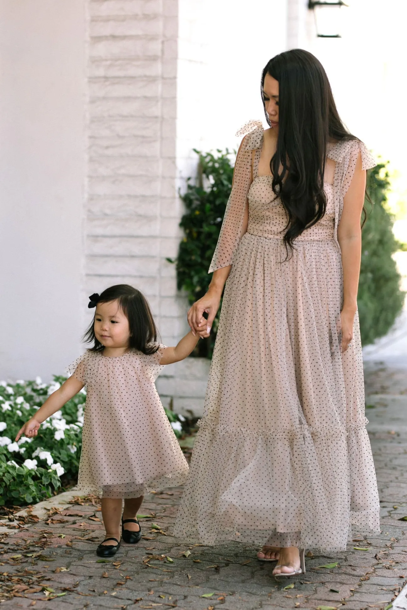 Mini Nadia Dotted Tulle Dress