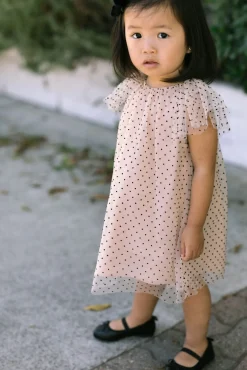 Mini Nadia Dotted Tulle Dress