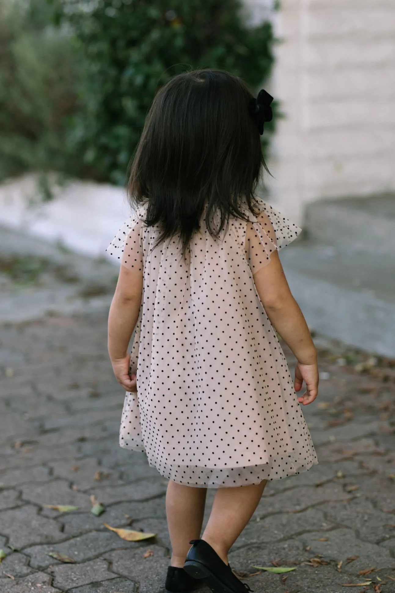 Mini Nadia Dotted Tulle Dress