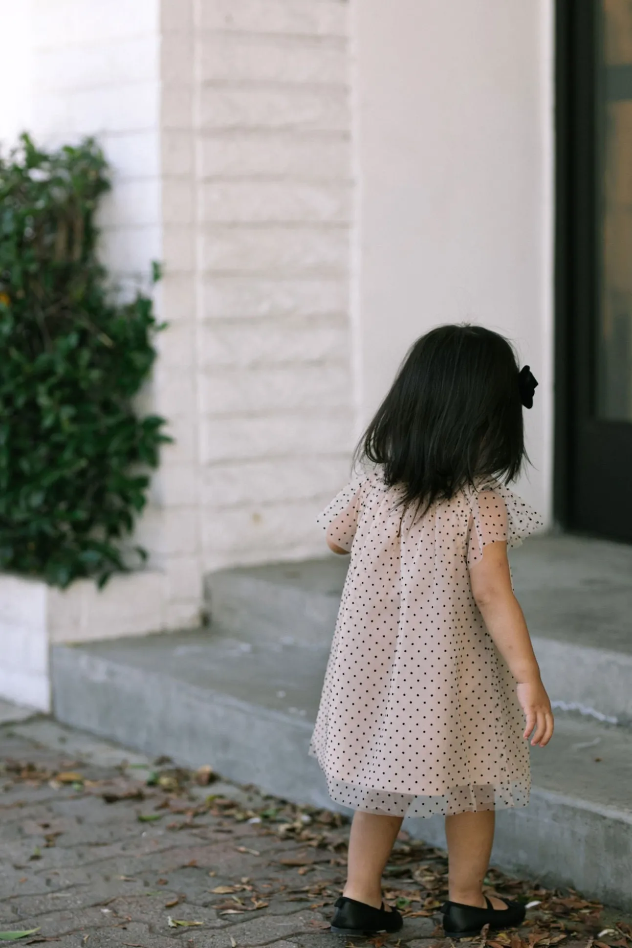 Mini Nadia Dotted Tulle Dress