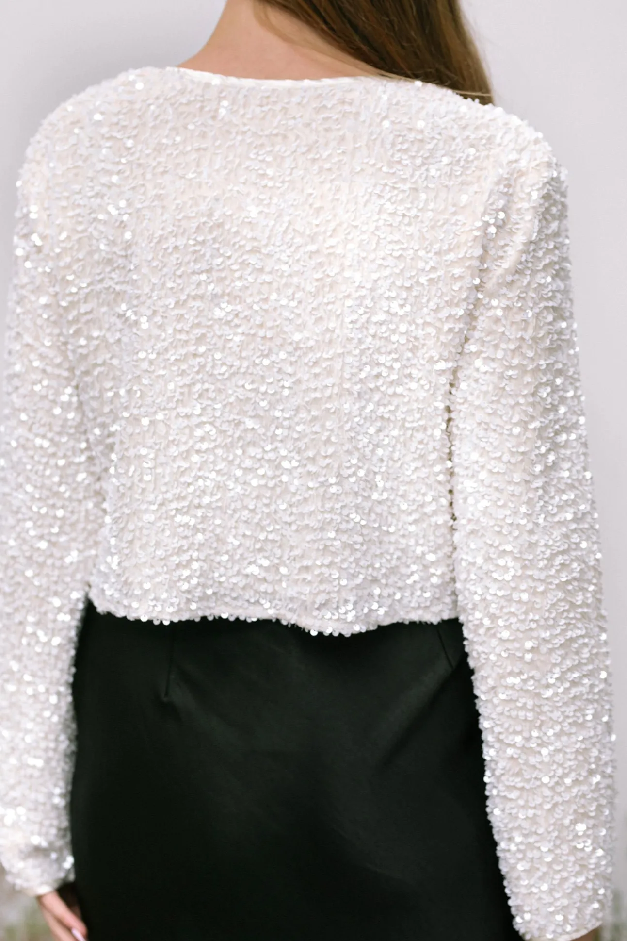Monique Sequin Bow Jacket