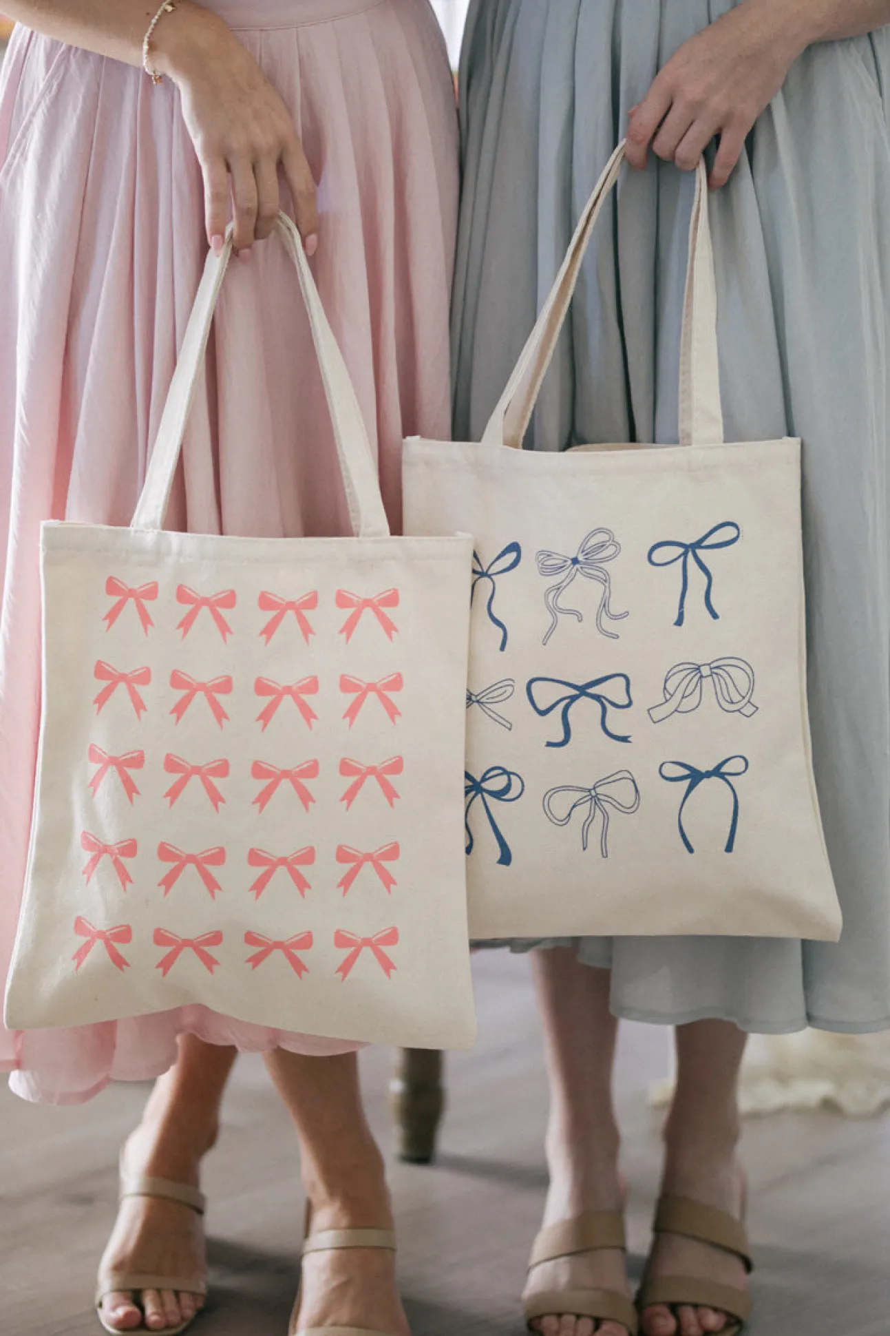 Norah Bow Canvas Tote