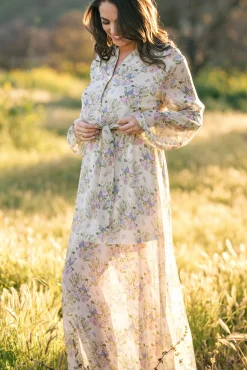 Norah Buttoned Maxi Dress