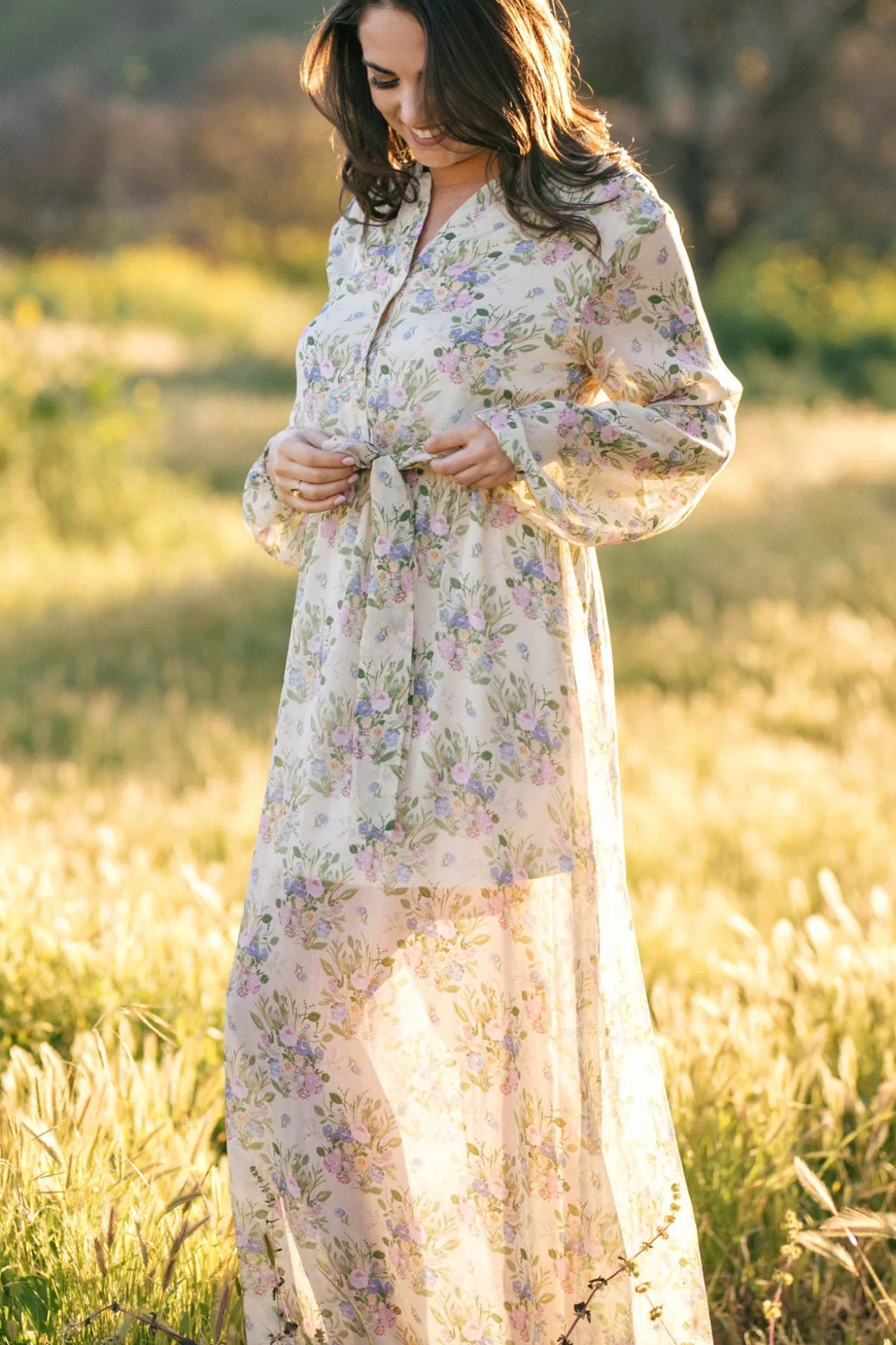 Norah Buttoned Maxi Dress