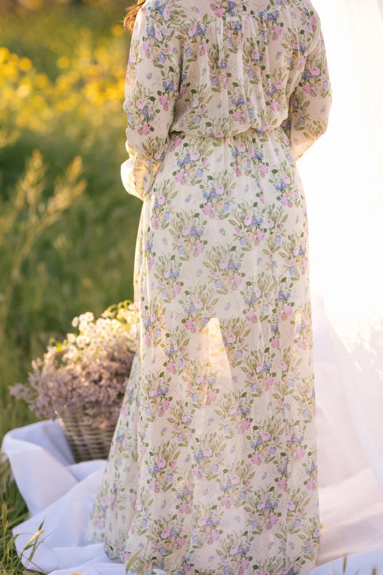 Norah Buttoned Maxi Dress