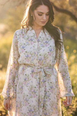 Norah Buttoned Maxi Dress