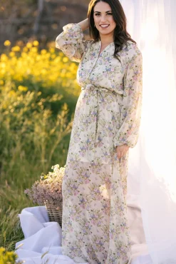 Norah Buttoned Maxi Dress