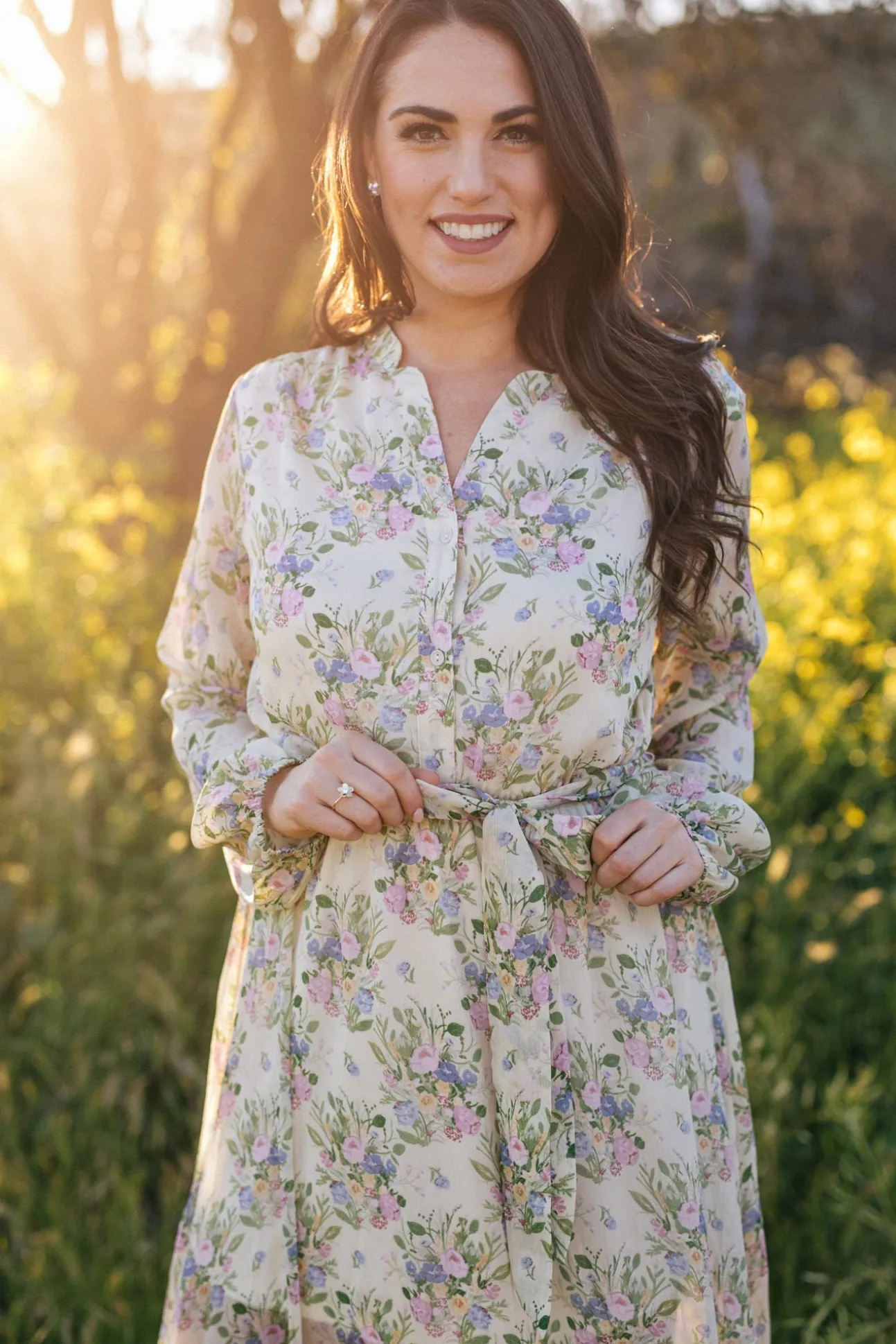 Norah Buttoned Maxi Dress