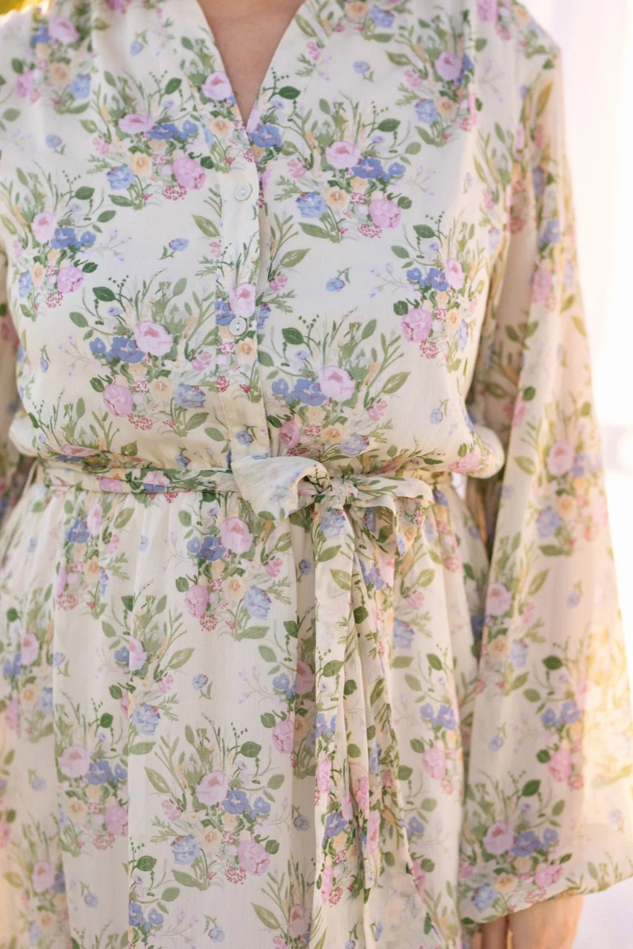 Norah Buttoned Maxi Dress