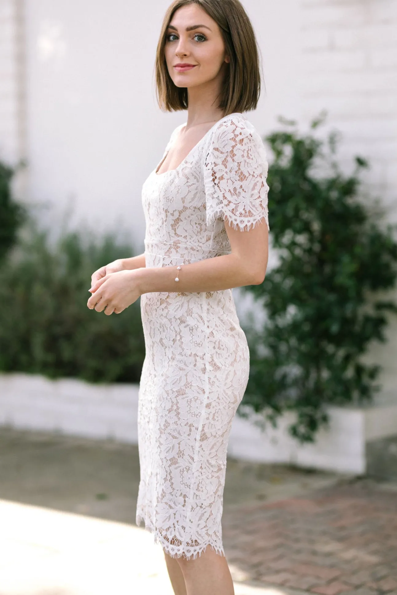 Poppy Lace Midi Dress