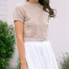 Rashida Pocket Buttoned Cardigan