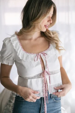 Rini Tie Front Top