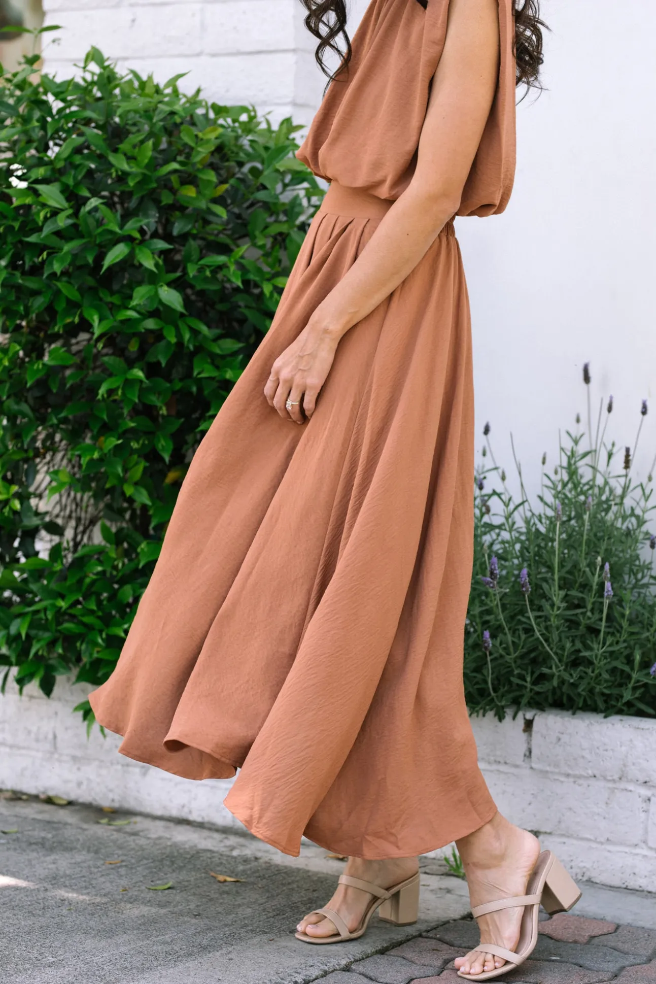 Robin Pleated Midi Skirt