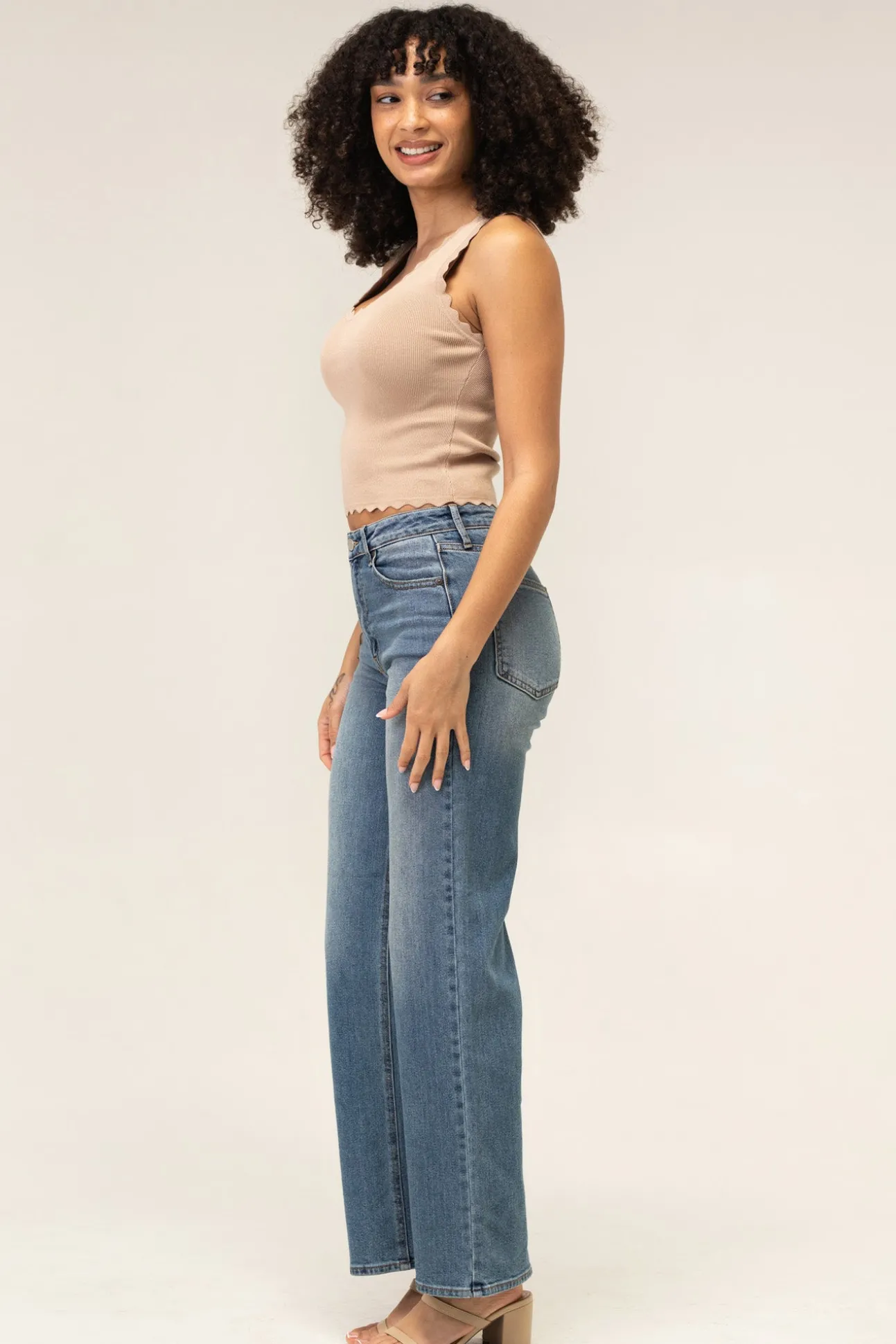 Rowan Scalloped Knit Tank