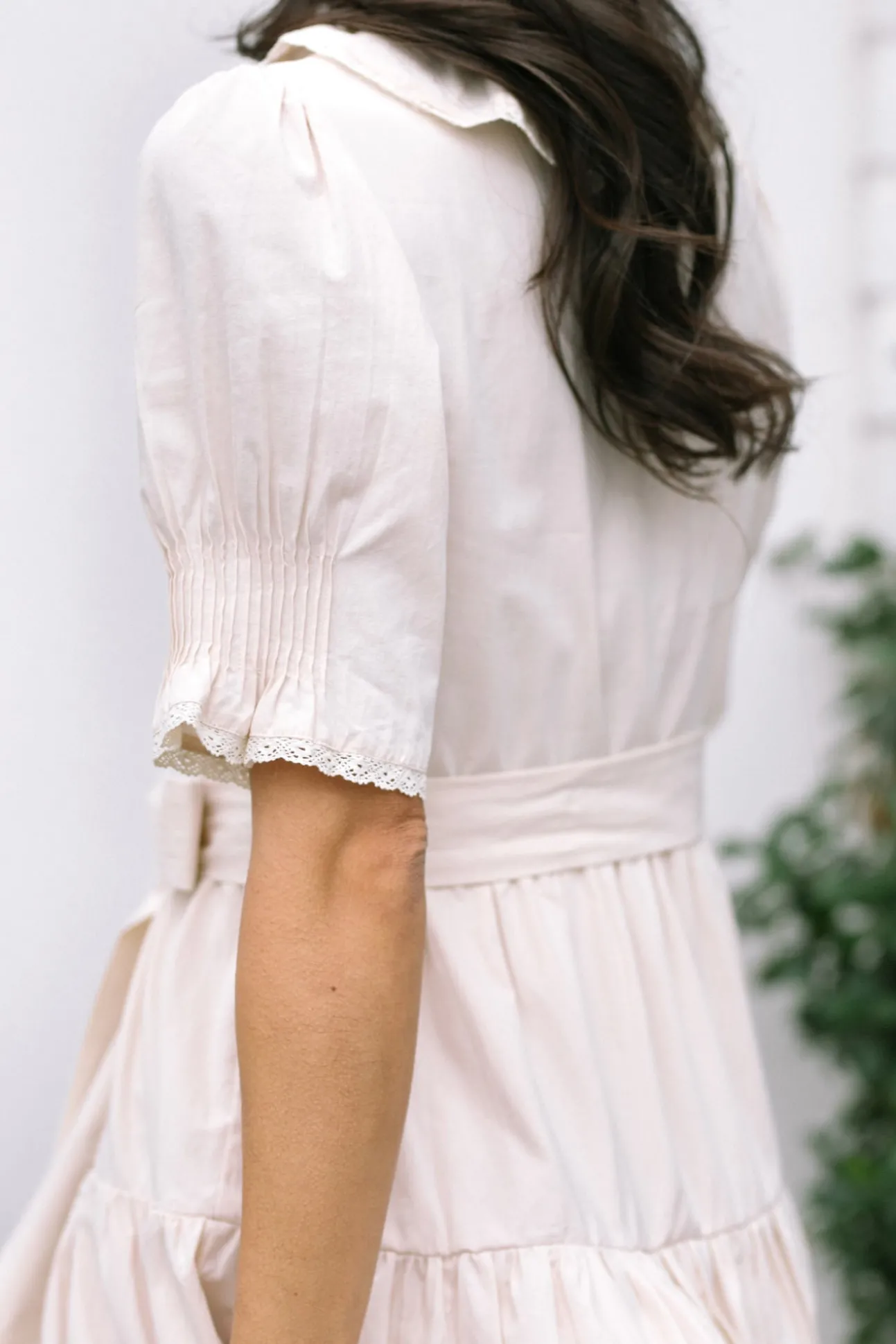 Ruth Ruffle Collared Dress