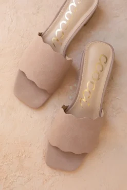 Sasha Scalloped Mules