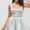 Selena Jacquard Mini Dress