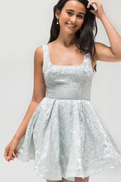 Selena Jacquard Mini Dress