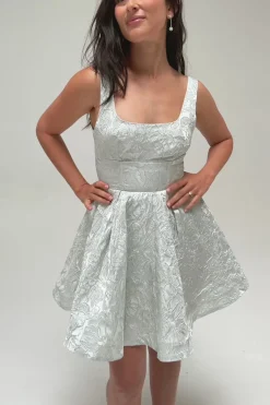 Selena Jacquard Mini Dress