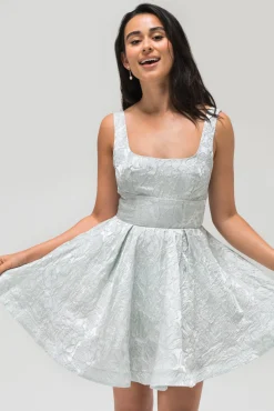 Selena Jacquard Mini Dress