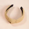 Serena Knotted Straw Headband