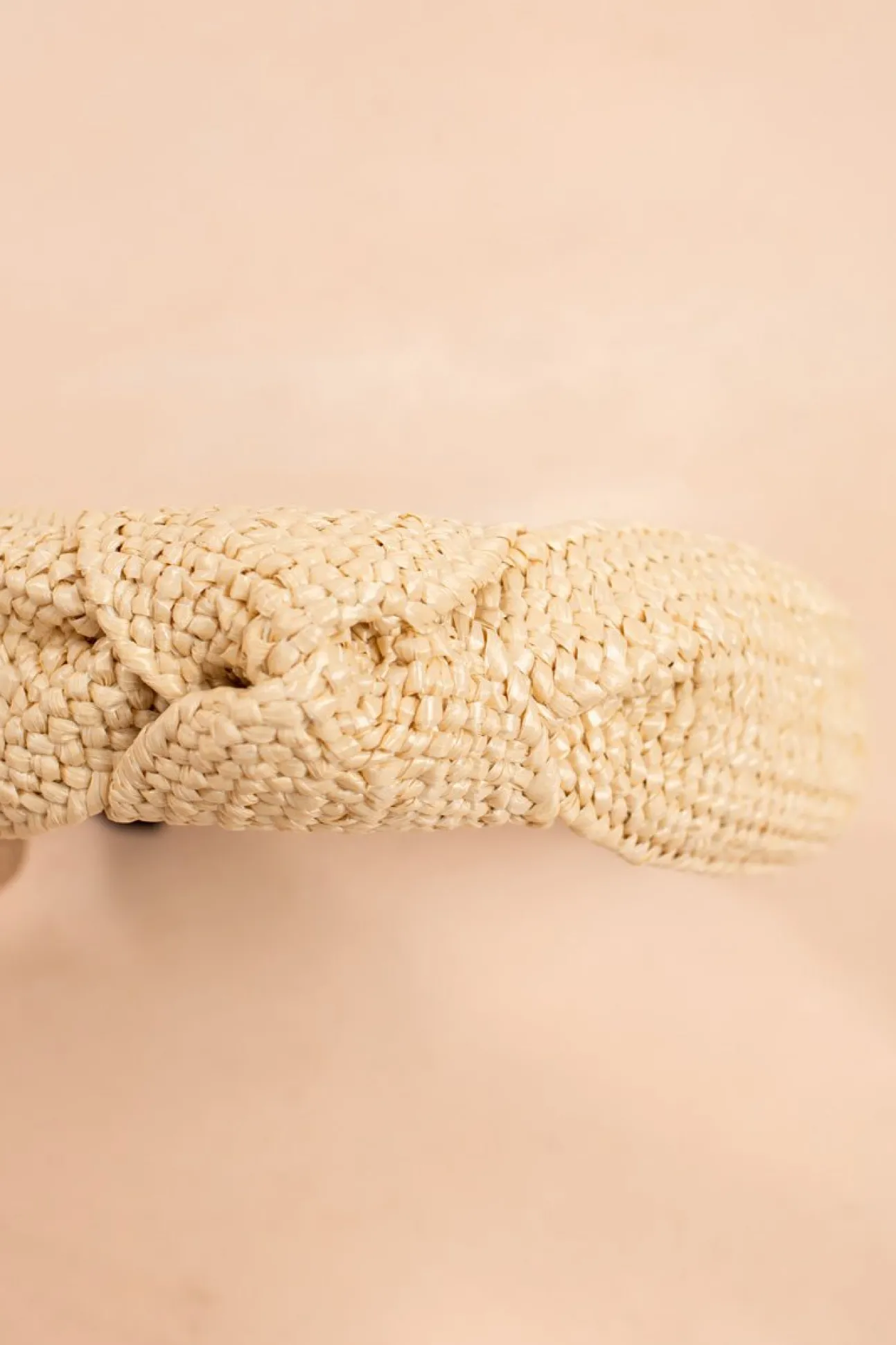 Serena Knotted Straw Headband