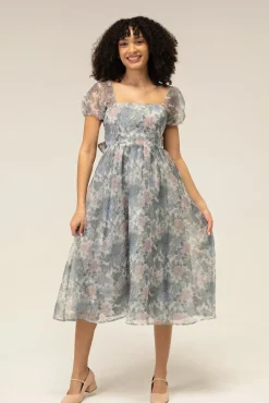 Sophia Floral Organza Dress