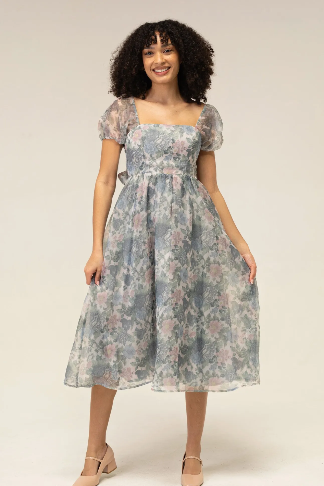 Sophia Floral Organza Dress