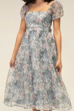 Sophia Floral Organza Dress