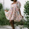 Stacy Sequin Babydoll Dress