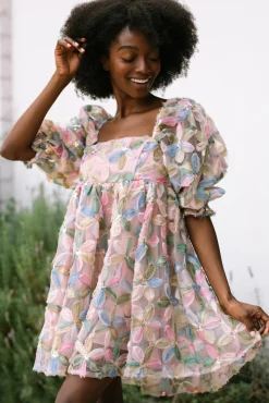 Stacy Sequin Babydoll Dress