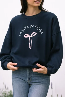 Tania Graphic Crewneck Sweatshirt