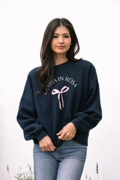 Tania Graphic Crewneck Sweatshirt