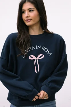 Tania Graphic Crewneck Sweatshirt