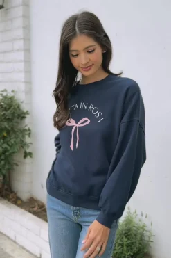 Tania Graphic Crewneck Sweatshirt