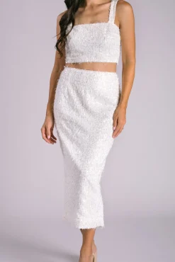 Taylor Feather Sequin Set