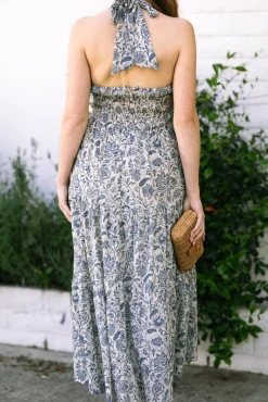 Topanga Halter Tiered Dress