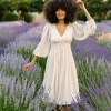 Valerie Buttoned Midi Dress